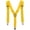 Golden Yellow, variant on Men's Adjustable 35mm Width Plain Braces/Suspenders Stag Do Accessories