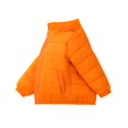 thumbnail image 5 of Otqutp Children Boys and Girls Fall and Winter Zipper Coat with Pocket Thin Lightweight Multi Color Belt Pockets Collar Cotton Padded Jacket(Orange,3-4 Years), 5 of 5