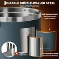 thumbnail image 6 of Towallmark Commercial Coffee Urn 100 Cup Stainless Steel Coffee Dispenser Fast Brew, Double Wall Insulation, Easy to Clean, 14L, 6 of 10