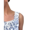 thumbnail image 5 of Aria Sleeveless 100% Cotton Nightgown with Pockets in 36",Women's Sizes XS-5X, 5 of 7