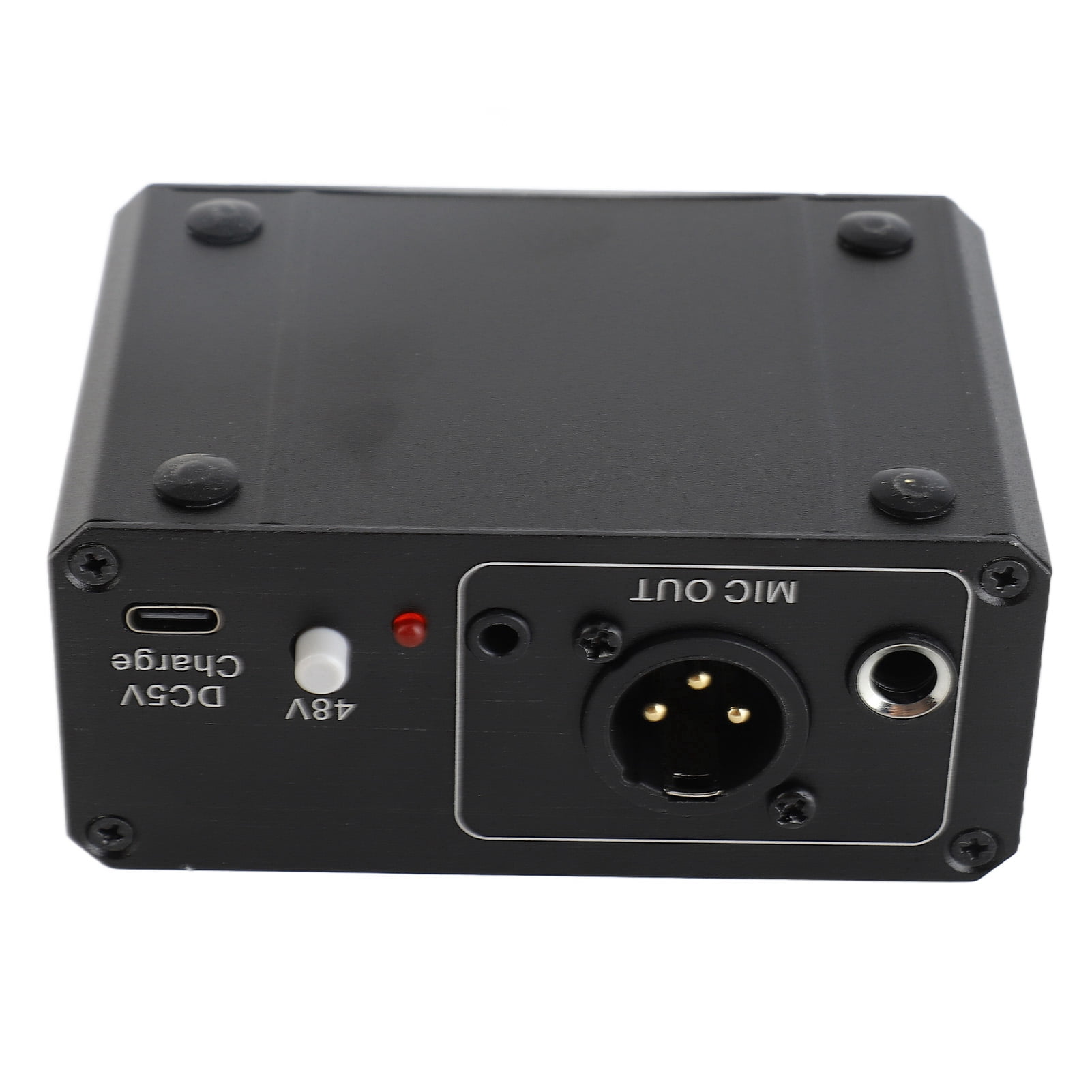 Microphone Preamplifier Microphone Preamp, High Gain 48V Power Microphone for Dynamic Microphone