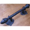 thumbnail image 1 of Agave Ironworks PU060-01 Poignée de Porte Double Plate Noire, 1 of 1