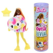 Barbie Cutie Reveal Penguin Doll & Accessories, Color Dream Series with 10 Surprises