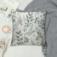 thumbnail image 2 of Nawypu Sage green Australian Eucalyptus Watercolor Botanical Leaves Australianiana Eucalyptus leaves in watercolour Throw Pillow Covers Sofa Pillowcase Car Square Throw Pillowcases Home Decoration, 2 of 5