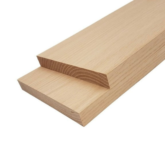 Red Oak Lumber Board - 3/4" x 6" (2 Pcs)