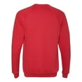 thumbnail image 2 of BELLA + CANVAS Sponge Fleece Raglan Crewneck Sweatshirt, 2 of 4
