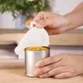 thumbnail image 6 of UNLLLL 3 in 1 Food Grade Silicone Pet Can Lid, Cat Paw Shaped Can Lid, Airtight Seal Cover for Wet Food Freshness, for Cats and Dogs Snack Sealing (White), 6 of 7