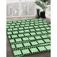 thumbnail image 2 of Ahgly Company Indoor Square Patterned Dark Forest Green Area Rugs, 6' Square, 2 of 6