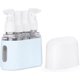 thumbnail image 1 of Mini Shampoo Dispenser Portable Travel Bottle Set Leak Proof Pump Bottles Containers Travel Size Containers Airplane Accessories Kits for Toiletries Shampoo Conditioner Lotion Liquid (Blue,4 in 1), 1 of 8