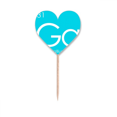 thumbnail image 1 of Chestry Elements Period Table Poor Metals Gallium Ga Toothpick Flags Heart Lable Cupcake Picks, 1 of 3