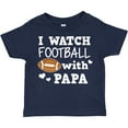 thumbnail image 3 of Inktastic I Watch Football with My Papa Boys Toddler T-Shirt, 3 of 5