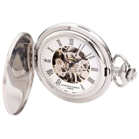 Charles-Hubert Paris Men's 3919 Classic Collection Pocket Watch