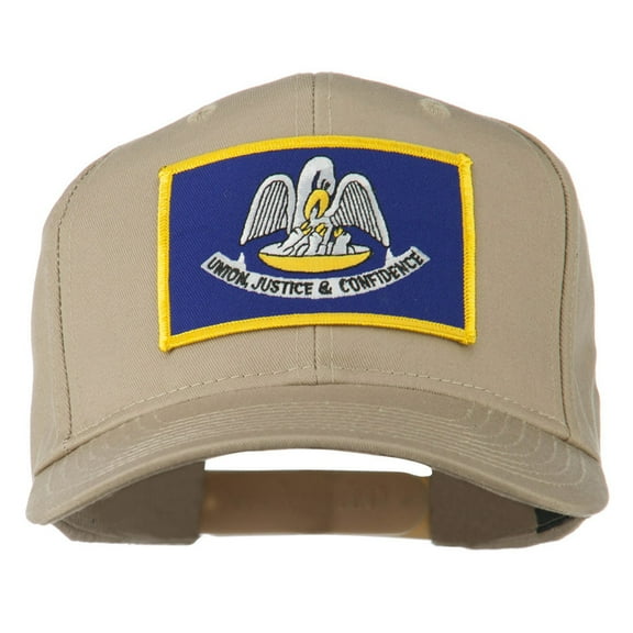 Louisiana State High Profile Patch Cap - Khaki OSFM