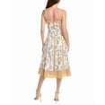 thumbnail image 2 of Badgley Mischka womens  Framed Midi Dress, 14, Beige, 2 of 3