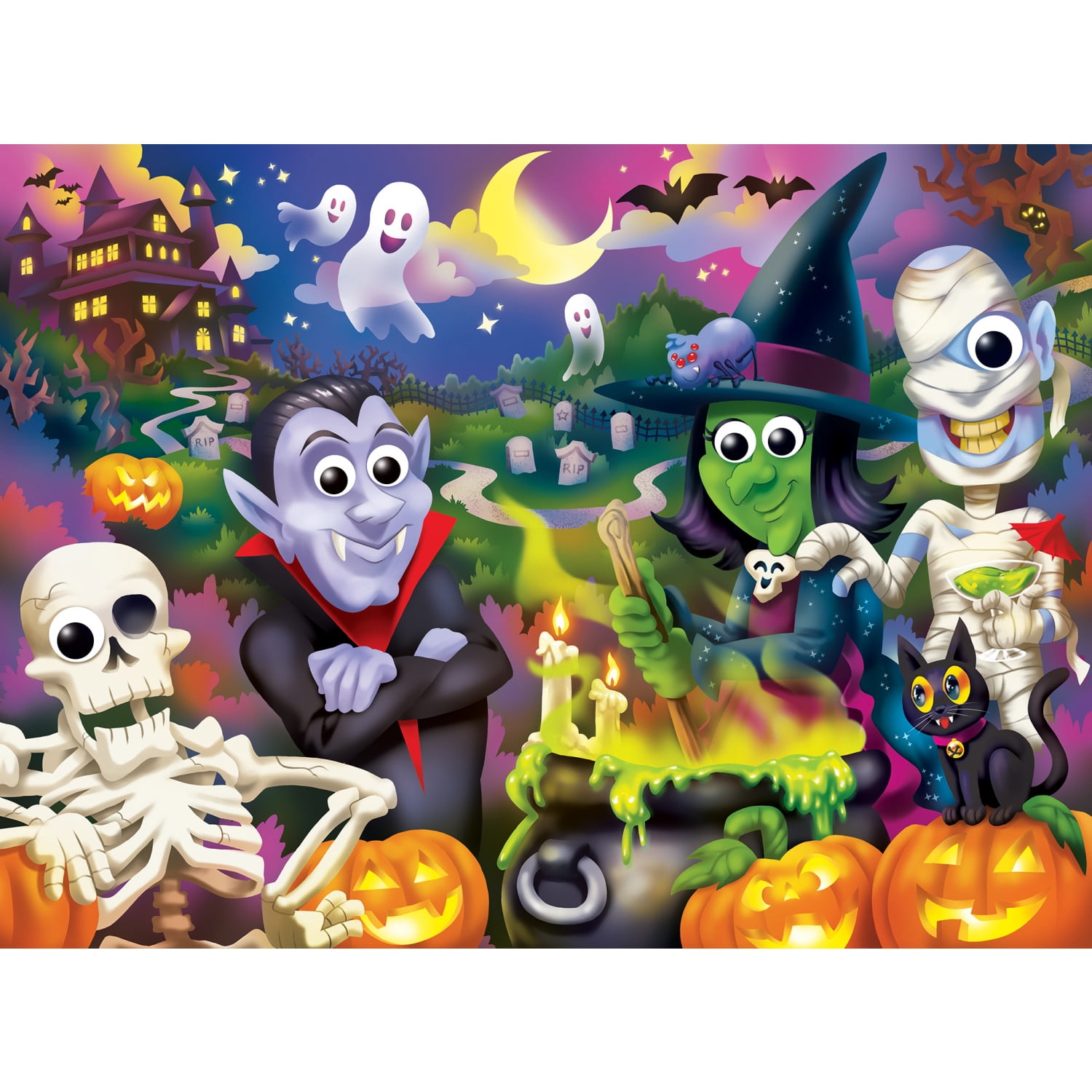 MasterPieces Googly Eyes - Freaky Friends 48 Piece Jigsaw Puzzle for Kids