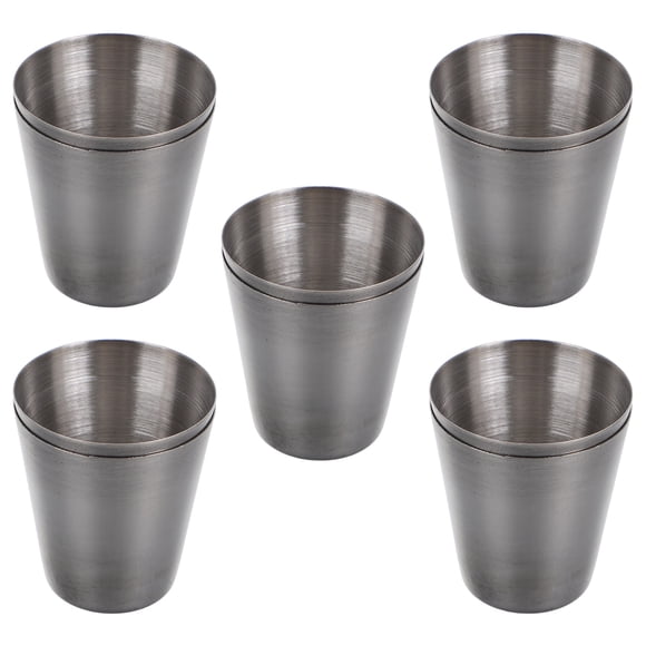10pcs Stackable Stainless Steel Religious Communions Cups For Church Use Compact Convenient Holy Water Cups For Religious Ceremonies 15ml