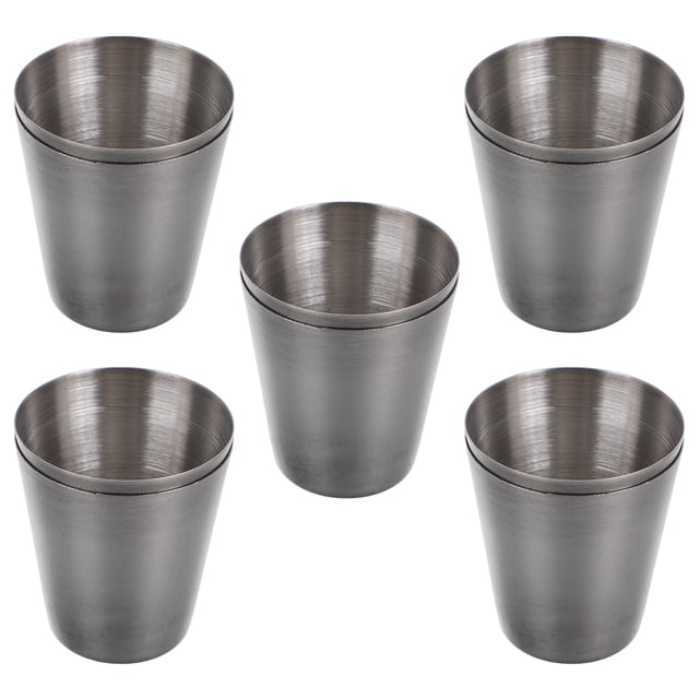 10pcs Stackable Stainless Steel Religious Communions Cups For Church Use Compact Convenient Holy Water Cups For Religious Ceremonies 15ml