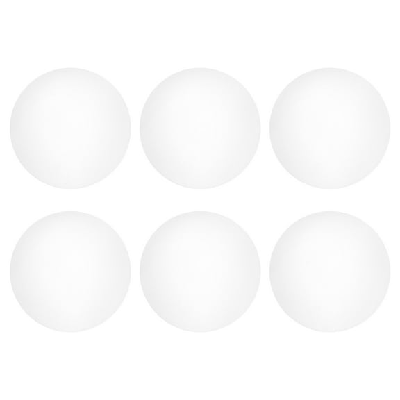 Uxcell 6Pack Door Stopper Wall Protector, 30mm/1" White Self Adhesive Bumper Doorknob Buffer Guard for Home Office