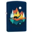 thumbnail image 2 of Zippo Geometric Bear and Mountains Design Pocket Lighter, 2 of 4