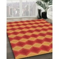 thumbnail image 2 of Ahgly Company Indoor Rectangle Patterned Neon Orange Area Rugs, 5' x 7', 2 of 6