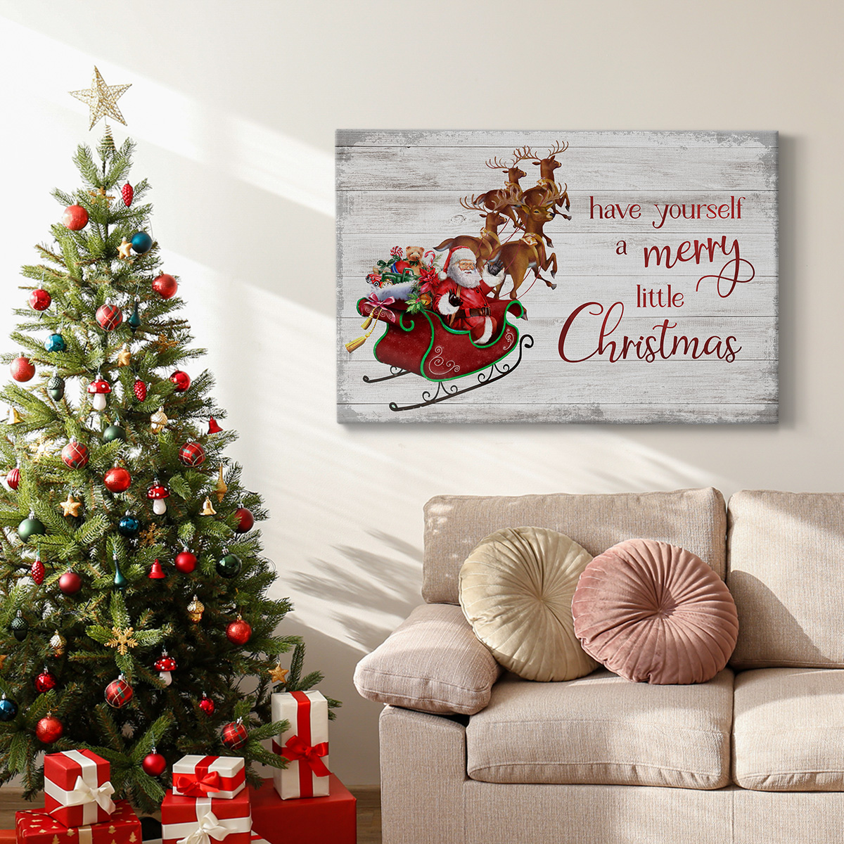 Merry Little Christmas- Gallery Wrapped Canvas