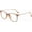 Brown/Golden, variant on WOMEN'S PORTABLE FASHION ANTI-BLUE LIGHT READING GLASSES for Women, TR90 Lightweight Frame with UV400 & Anti-Glare Lenses for Computer, Reading, and Phone Use