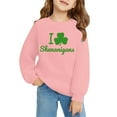 thumbnail image 4 of Mercatoo Girl Boy St 𝐏atricks Day Shirt Kids Sweatshirts Shamroc𝐤 Long Sleeve Pullover Saint Outfit Youth Funny Junior Hoodie, 4 of 6