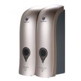 thumbnail image 1 of Dispensador de jabón CHUANGDIAN 300ml * 2 Dispensador de jabón manual de doble cabezal montado en la pared Champú líquido Dispensador de champú líquido para baño en el hotel - Champagne Gold CHUANGDIAN Dispensador de jabón, 1 of 5