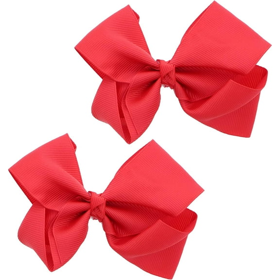 3 Inch Grosgrain Bow for Little Girls- Set of 2