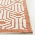 thumbnail image 3 of Safavieh Courtyard Brody Geometric Indoor/Outdoor Runner Rug, Beige/Terracotta, 2'3" x 6'7", 3 of 8