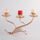 thumbnail image 5 of Candelabro de hierro de 3/5 velas, portavelas con forma de flor, soporte para velas Los 41x25x11CM, 5 of 8