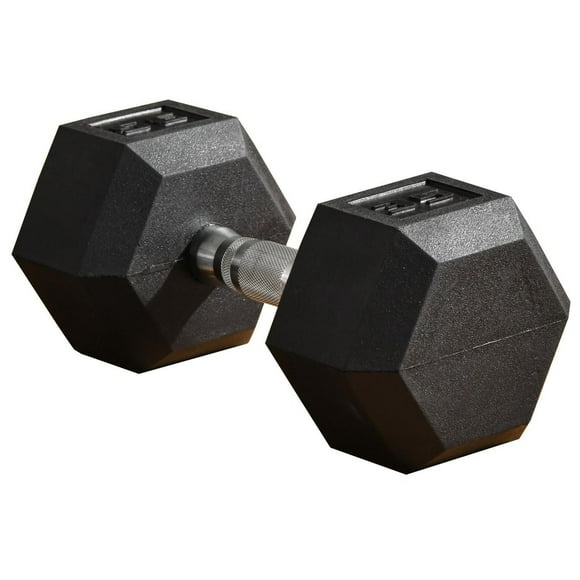 Soozier 35lbs Rubber Dumbbells Weight Set for Body Fitness Training Home Office