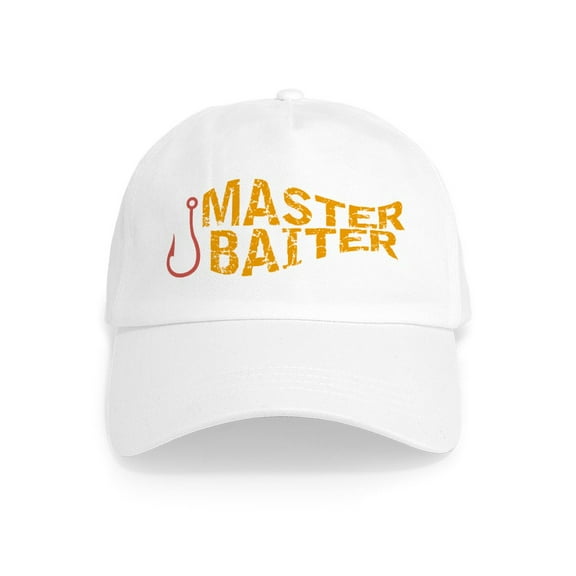 CafePress - Master Baiter Cap - Adjustable 100% Brushed Unisex Casual Cotton Baseball Cap, Beige, 1