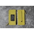 thumbnail image 2 of Wallet Leatherboss de piel auténtica para mujer, color limón, 2 of 8
