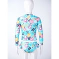 thumbnail image 3 of Alvivi Kid Girls Two Pieces Swimsuits Long Sleeves Diving Suit Surfing Swimming Costume Beachwear Cartoon Blue 14, 3 of 7