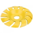 thumbnail image 2 of Disco de rejilla de madera con dientes, disco de corte de madera, dientes amarillos, disco moldeador de madera, disco de tallado de madera con dientes, rendimiento inigualable, 2 of 12