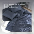 thumbnail image 3 of DOZ Bamboo Viscose Duvet Cover Set, Organically Grown Bamboo, Buttery Soft, Cooling, High GSM, 3 of 11