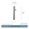 thumbnail image 2 of Moen 6192 Align 1.2 GPM Single Hole Bathroom Faucet - Black, 2 of 4