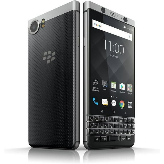 Restored BlackBerry KEYone - 4G smartphone - RAM 3 GB / Internal Memory 32 GB - microSD slot - LCD display - 4.5" - 1620 x 1080 pixels - rear camera 12 MP - front camera 8 MP Silver (Refurbished)