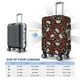 thumbnail image 4 of Balery Red Rose Skull Funda de equipaje, fundas para maletas, elástica, lavable, protector de maletas, compatible con maletas de 18 a 32 pulgadas-Large, 4 of 7