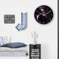 thumbnail image 4 of Fiudx Ofertas del día Reloj de pared con diseño de piedra acrílica para decoración de sala de estar, 4 of 7