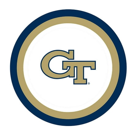 Georgia Tech Yellow Jackets NCAA College Sports Party 7" Paper Dessert Plates