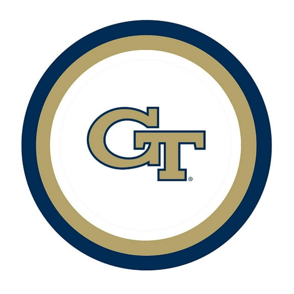 Georgia Tech Yellow Jackets NCAA College Sports Party 7" Paper Dessert Plates