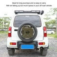 thumbnail image 3 of Bidon de Carburant 3 L 0,75 Gallon Vert en ABS, Réservoir de Secours d'Urgence avec Résistance Élevée et Anti-Choc pour Voiture UTV, 3 of 7