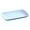 Blue, variant on Rectangular Serving Tray Plastic BBQ Hot Pot Fruit Dish Appetizer Plate Kitchen Food Saver Small Size Easy Clean