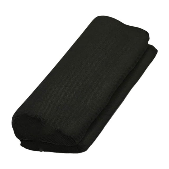 Lipstore Foot Rest Under Desk at Work Comfort Footrest Pillow for Travel Desks Gaming Black