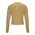 thumbnail image 4 of Fall and Winter Sweater for Women 2024 Ribbed Knit Sweater Top Button Long Sleeve Sweater Slim Fit Mock Neck Sweater Jumper Tops Women Sweaters Clearance Cheap, 4 of 5