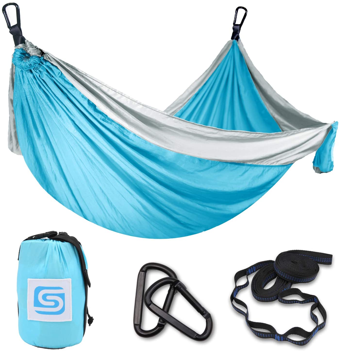 9 FT Hammock Hammock in A Bag Beach Hammock SendCord Hideaway Nylon