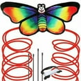thumbnail image 3 of AGreatLife Kids Outdoor Activities Easy To Fly Giant Rainbow Butterfly Kite - 1 Pack, 3 of 6