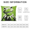 thumbnail image 5 of Nawypu  Kermit Cartoon The Frog Anime Pillow Covers Cushion Case Farmhouse Throw Pillowcase for Couch Sofa Bed Decor, 5 of 5